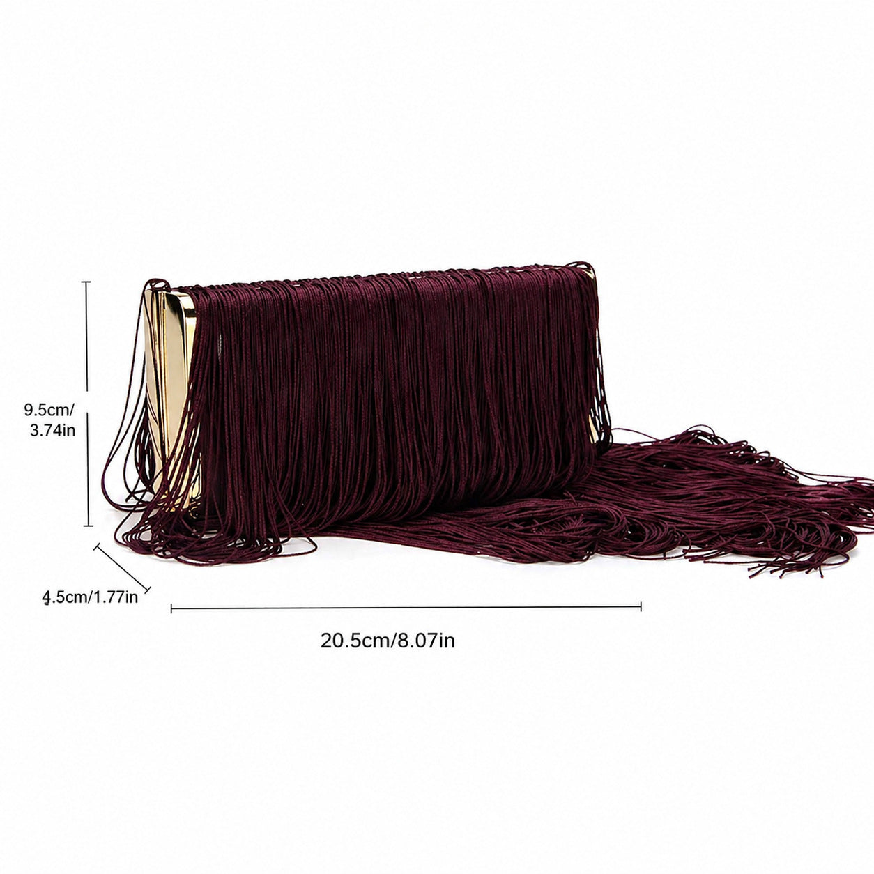 High-end tassel woven shoulder bag