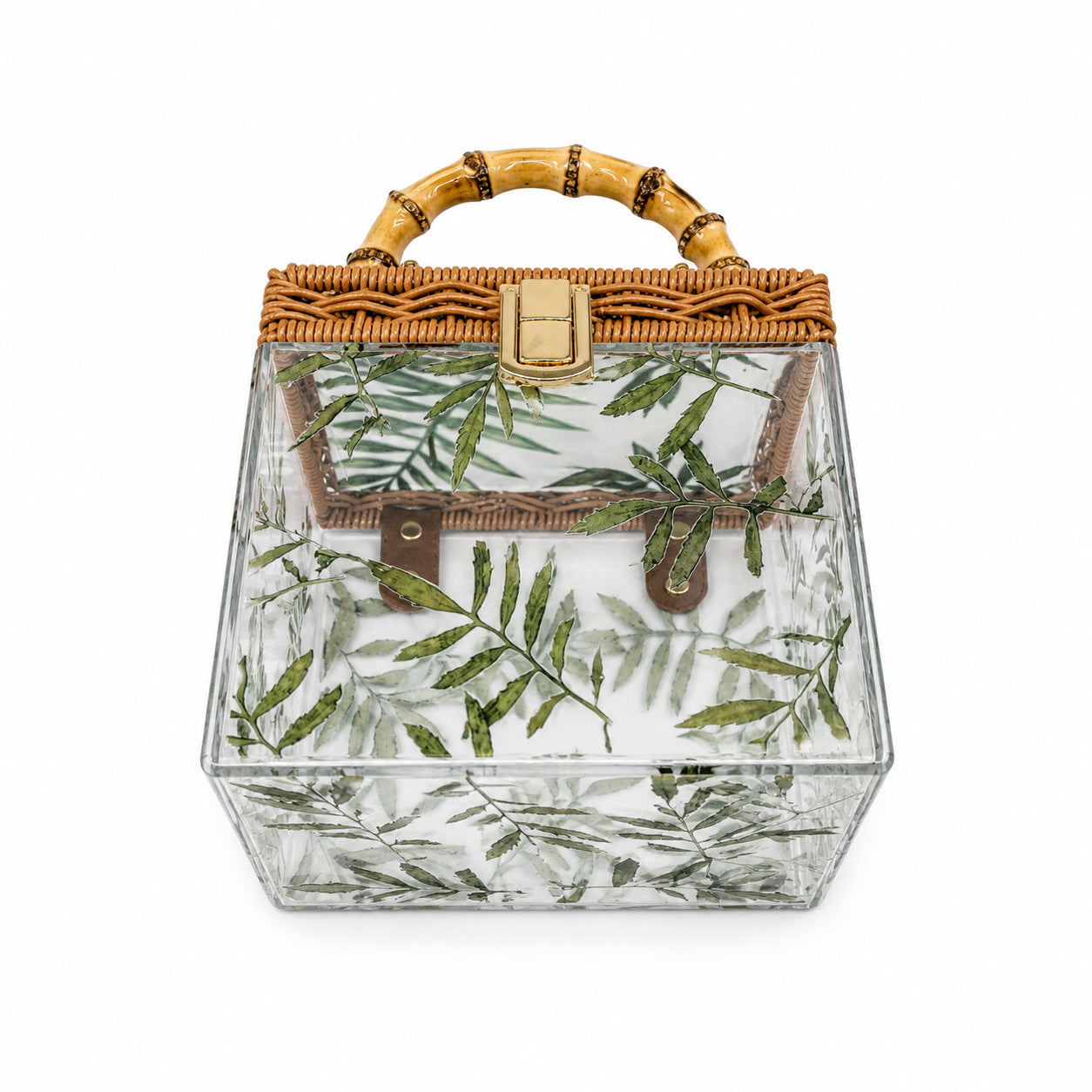 Acrylic woven handbag