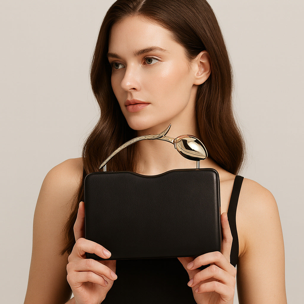 Rose-shaped Crossbody Bag