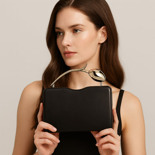 Rose-shaped Crossbody Bag