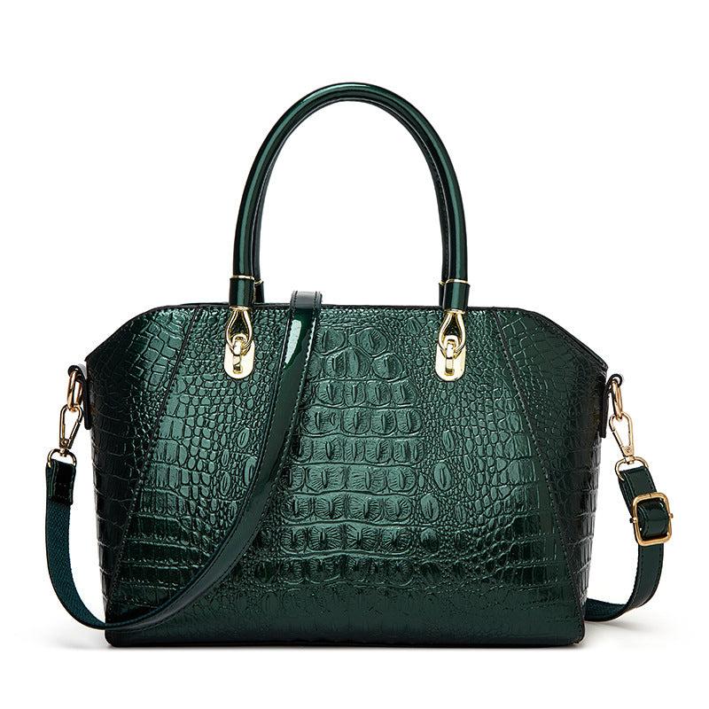 Crocodile Pattern Fashion Handbag