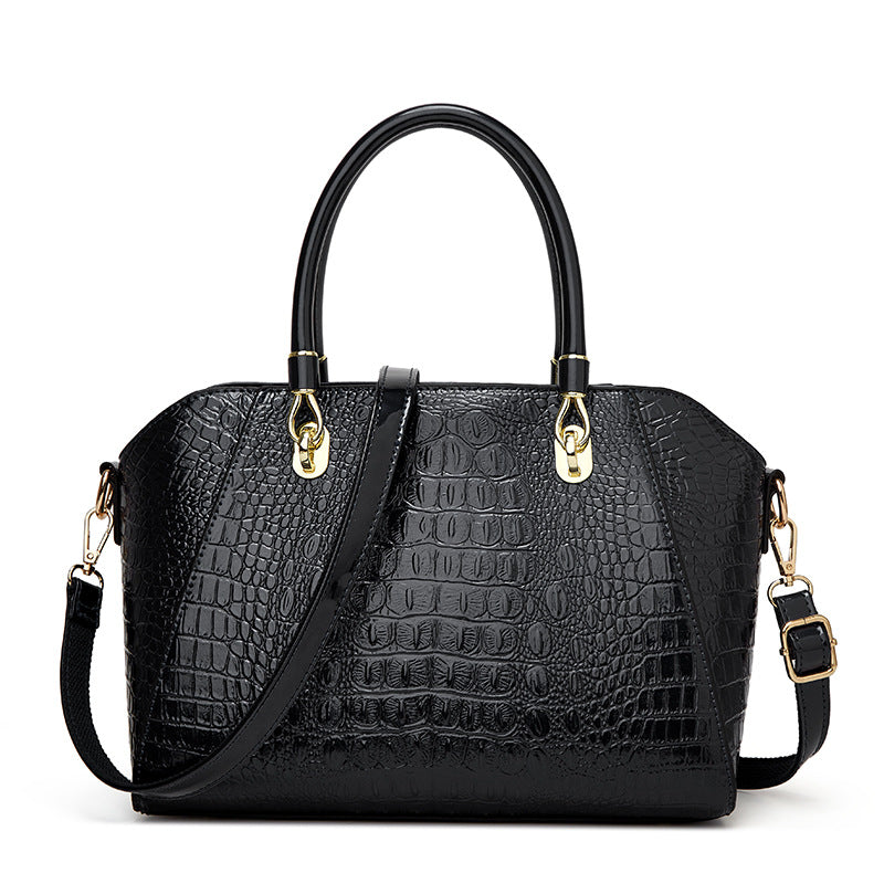 Crocodile Pattern Fashion Handbag