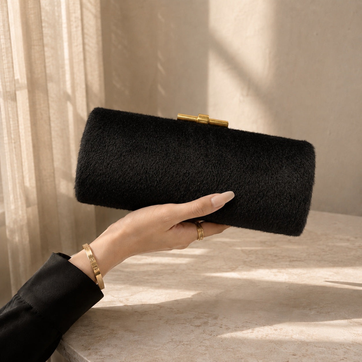 Leopard print socialite evening clutch
