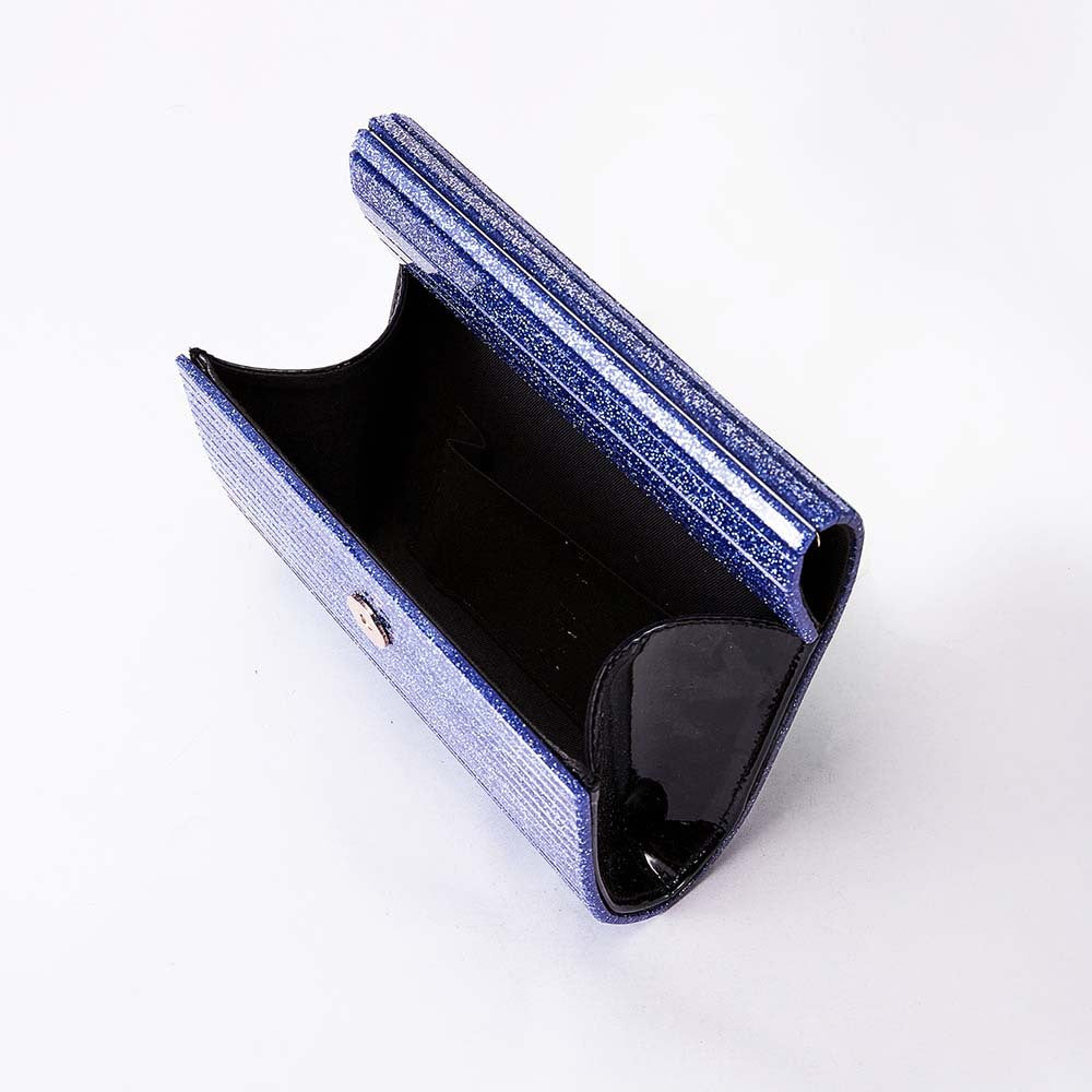 Acrylic splicing strip shoulder bag