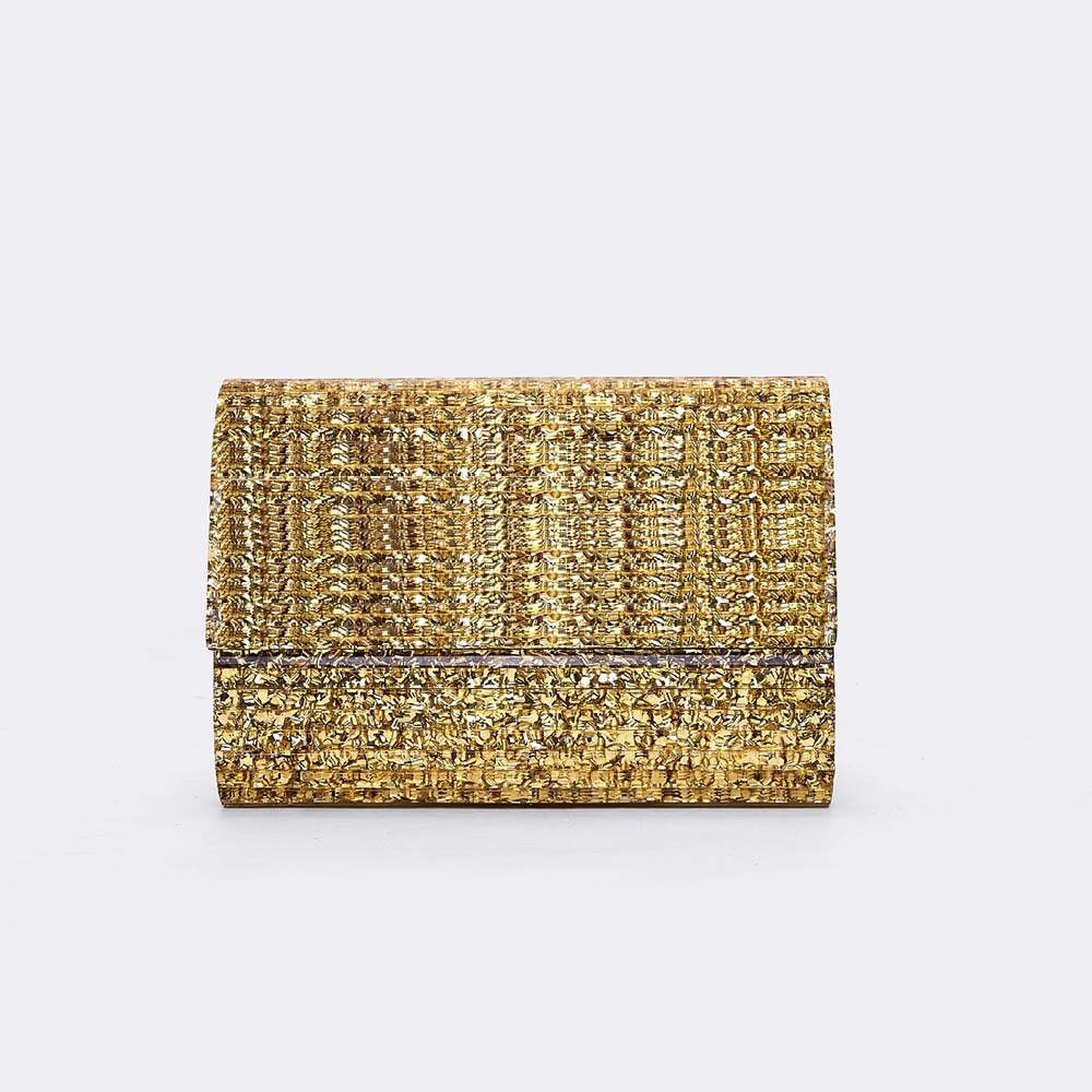 Acrylic splicing strip shoulder bag