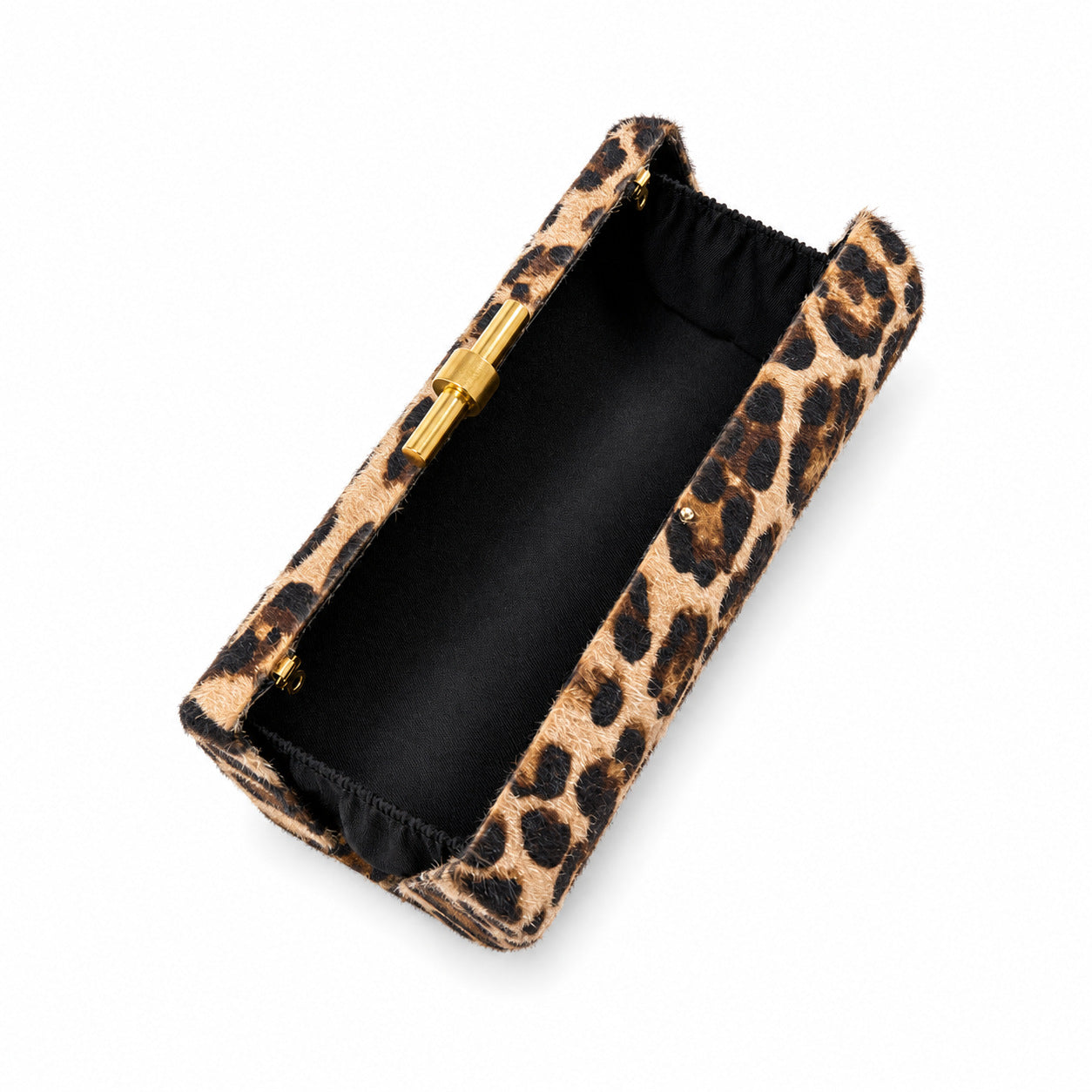 Leopard print socialite evening clutch
