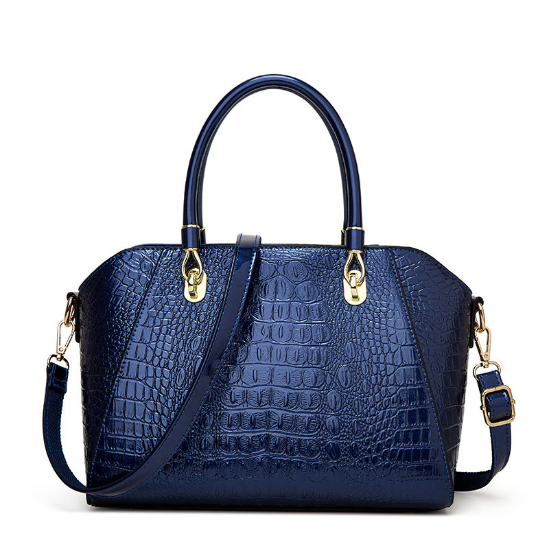 Crocodile Pattern Fashion Handbag